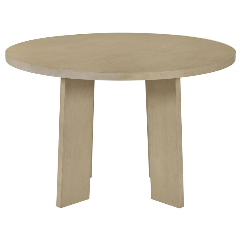 Strouse 5-piece Dining Set Wheat and Natural Oak - 193940NAT-S5A