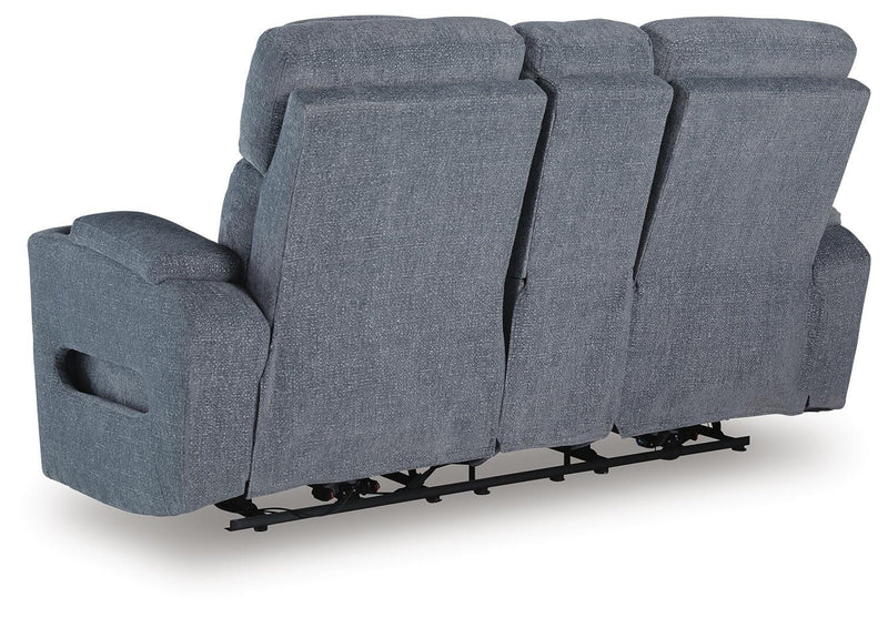 Studio Cave Steel Power Reclining Loveseat with Console - PC4980218