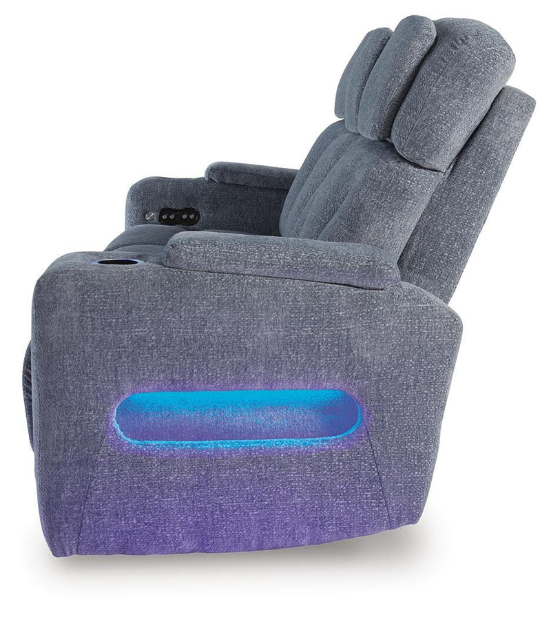 Studio Cave Steel Power Reclining Sofa and Loveseat - PC49802U1
