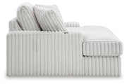 Stupendous Alloy 4-Piece Sectional, Oversized Chaise and Ottoman - 25903U1