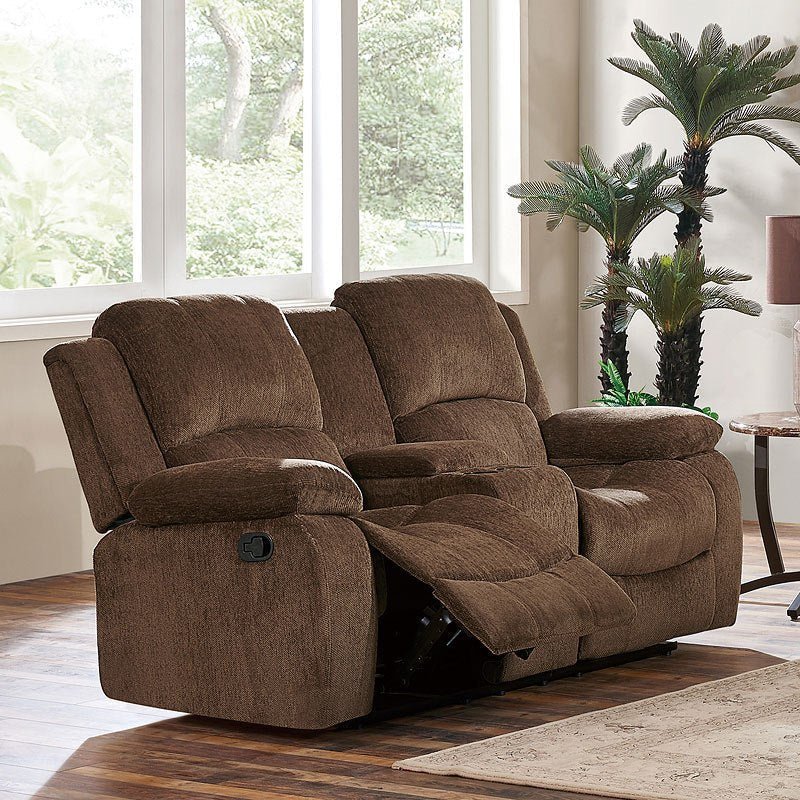 Subaru Coffee Reclining Living Room Set - DMV FurnitureLiving Room Set