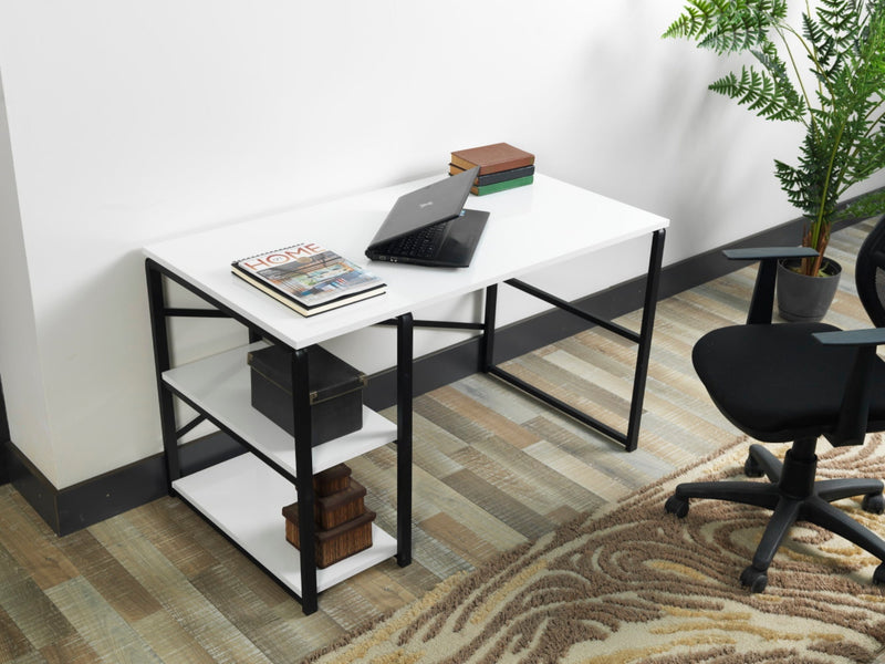 Sude Study Desk in White - 790-SUD-SD-WHT