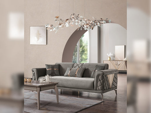 Sultan Elf Convertible Loveseat in Grey - 200-ELIF-SUL-A101-2