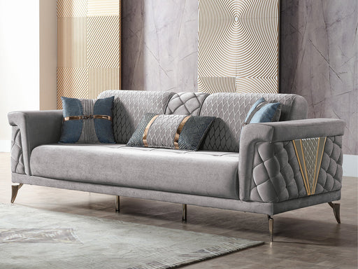 Sultan Elf Convertible Loveseat in Light Grey - 200-ELIF-SUL-A125-2