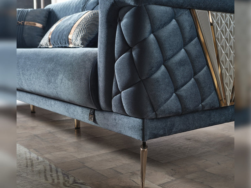 Sultan Elf Convertible Sofa in Grey - 200-ELIF-SUL-A101-3