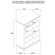 Sumerlin 6-drawer Bedroom Chest of Drawers Medium Brown - 460595WAL