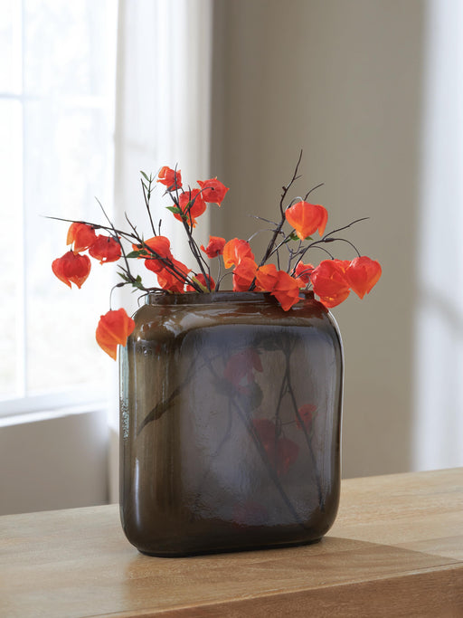 Sumner Gray/Gold Finish Vase - A2000811