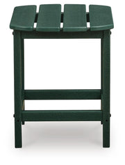 Sundown Shores 2 Adirondack Chairs with End table in Green - PKG023983
