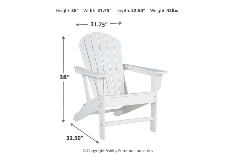 Sundown Treasure White Adirondack Chair - DMV FurnitureLounge Chair