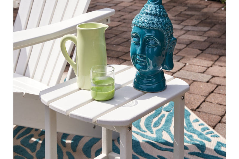 Sundown Treasure White End Table - DMV FurnitureTable