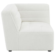 Sunny Upholstered Corner Chair Ivory Sherpa - 551622
