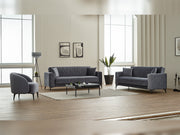 Suny 3-pieces (Sofa & Loveseat & Chair) Livingroom in Beige - 200-SIM-SUN-VELVET260-321