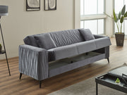 Suny 3-pieces (Sofa & Loveseat & Chair) Livingroom in Beige - 200-SIM-SUN-VELVET260-321