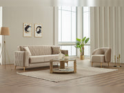 Suny Chair in Beige - 200-SIM-SUN-VELVET260-B