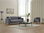 Suny Convertible Sofa in Beige - 200-SIM-SUN-VELVET260-3