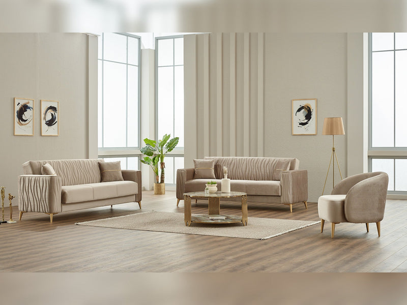 Suny Convertible Sofa in Grey - 200-SIM-SUN-VELVET412-3