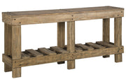 Susandeer Brown Sofa/Console Table - DMV FurnitureSofa Table