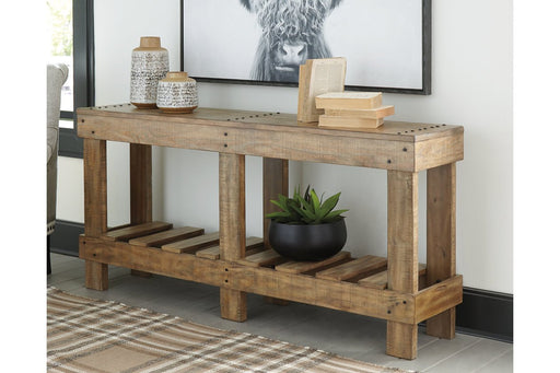 Susandeer Brown Sofa/Console Table - DMV FurnitureSofa Table