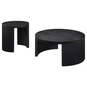 Sweeney 2-piece Coffee and End Occasional Table Set Black - 722828-S2