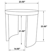 Sweeney 2-piece Coffee and End Occasional Table Set Dark Walnut - 722838-S2