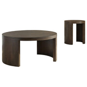 Sweeney 2-piece Coffee and End Occasional Table Set Dark Walnut - 722838-S2