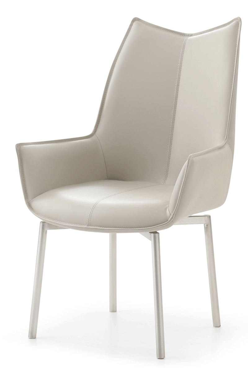 Swivel Grey Taupe Chair - i36561