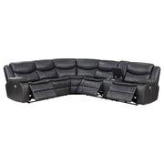 Sycamore Upholstered Power Reclining Sectional Sofa Grey - 610200P