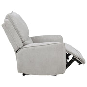 Sylmar Chenille Upholstered Power Recliner Dove Grey - 610523P