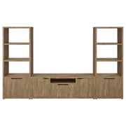 Tabby 3-shelf Engineered Wood Media Tower Mango - 701703