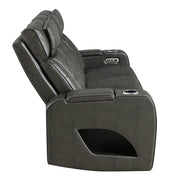 Taddeo Power Motion Sofa w/Power Headrest, USB, Wireless Charger, LED & Reading Light - LV06230