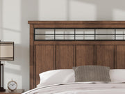 Taffenbrook Medium Brown California King Panel Storage Bed - B849B5