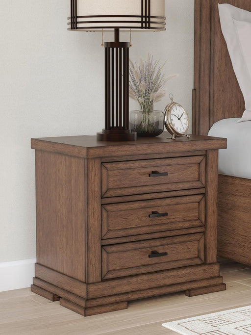 Taffenbrook Medium Brown Nightstand - B849-93