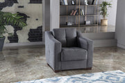 Tahoe 3 Seat Sleeper (Melson Dark Gray) 2 Pieces - DMV FurnitureSleeper Sofa
