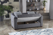 Tahoe Love Seat (Melson Dark Gray) 2 Pieces - DMV FurnitureLoveseat