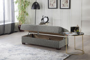 Tahoe Storage Ottoman (Carrie Sw Gray 515) 1 Piece - DMV FurnitureOttoman