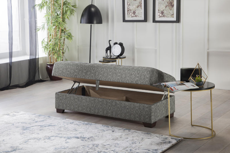 Tahoe Storage Ottoman (Carrie Sw Gray 515) 1 Piece - DMV FurnitureOttoman