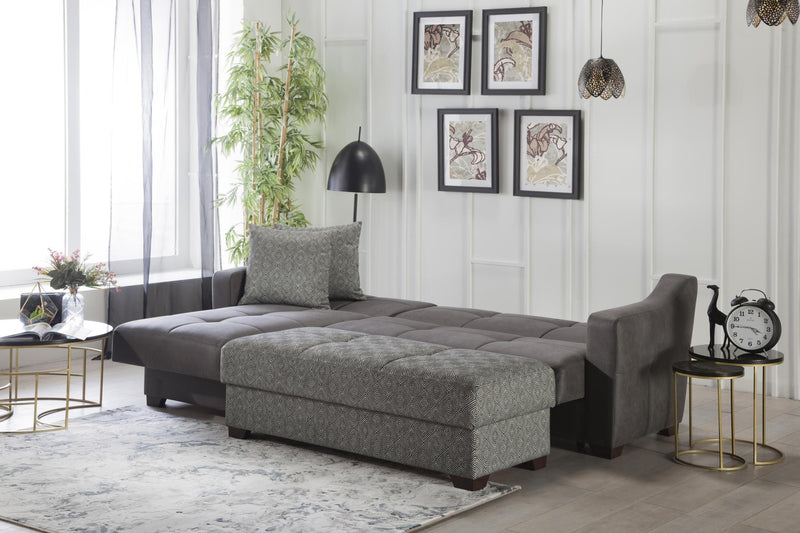 Tahoe Storage Ottoman (Carrie Sw Gray 515) 1 Piece - DMV FurnitureOttoman
