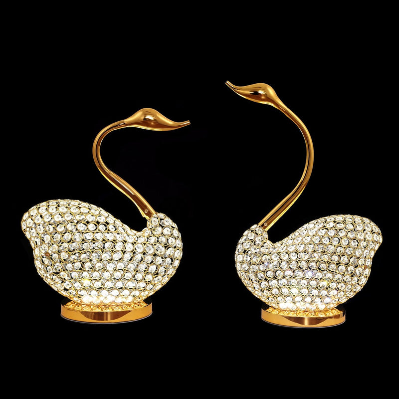 Tall Swan Sculpture - SWAN-SCULP-2-GLD