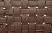 Tallis Woven Leatherette Back Counter Chair Brown (Set of 2) - 190249