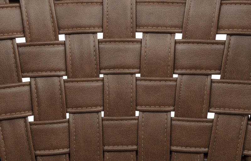 Tallis Woven Leatherette Back Counter Chair Brown (Set of 2) - 190249