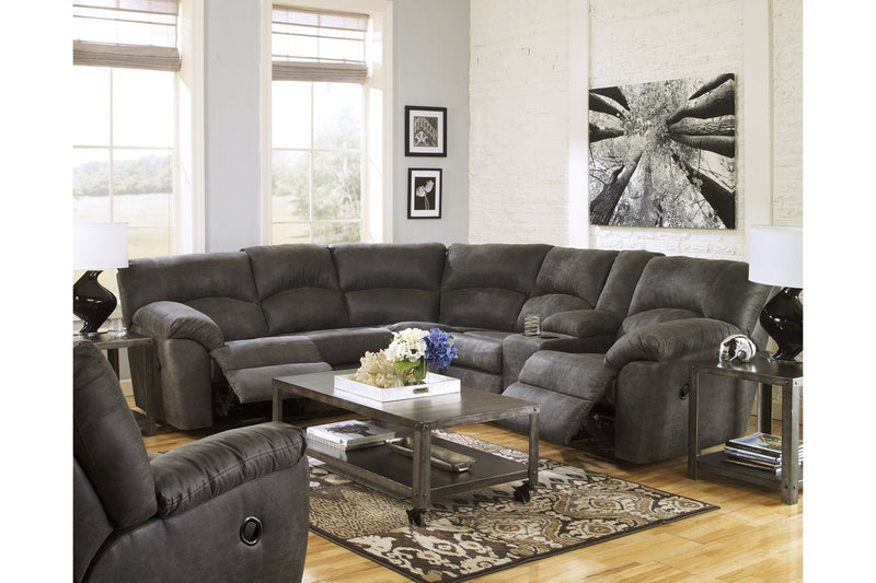 Tambo Pewter 2 - Piece Reclining Sectional - DMV FurnitureReclining Sectional