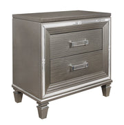Tamsin Silver/Gray Metallic LED Upholstered Storage Platform Bedroom Set - DMV FurnitureBedroom Set