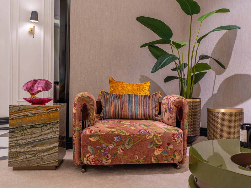 Tamzara End Table (Marble) - 200-GAB-TAM-ET-MAR