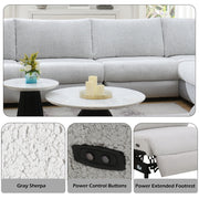 Tarrance Modular Power Armless Recliner - LV04892