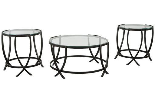 Tarrin Black Table (Set of 3) - DMV FurnitureOccasional Table Set