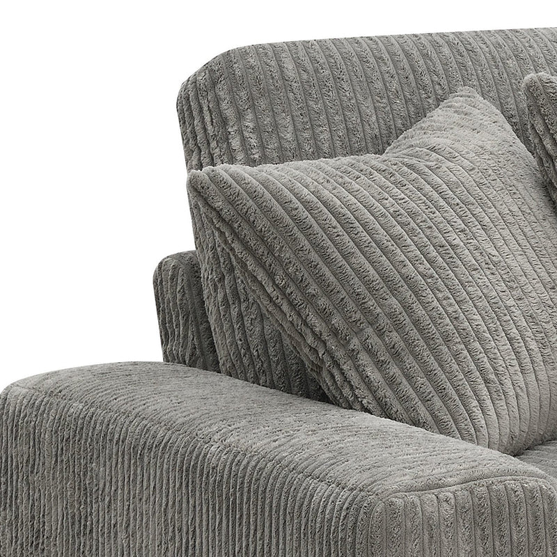 Tavia Reversible Sectional Sofa W/6 Pillows - LV01882