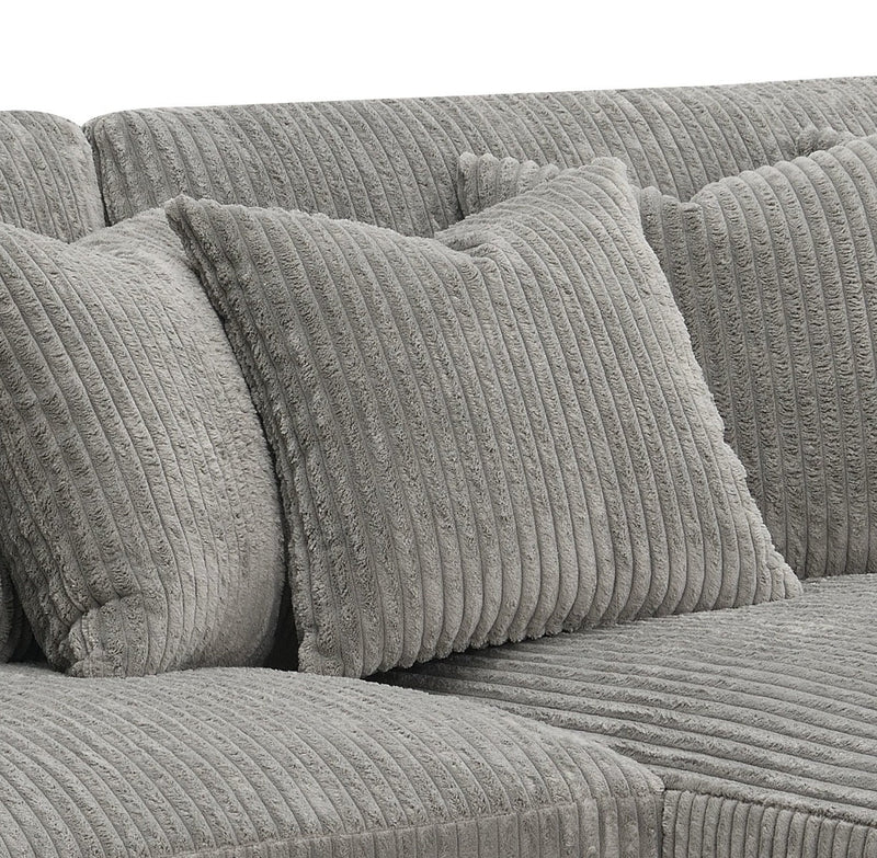 Tavia Reversible Sectional Sofa W/6 Pillows - LV01882