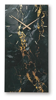 Teague Black/Gold Finish Wall Clock - A8010430
