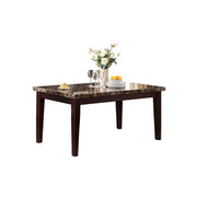 Teague Espresso Faux - Marble Top Dining Set - DMV FurnitureDining Room Set