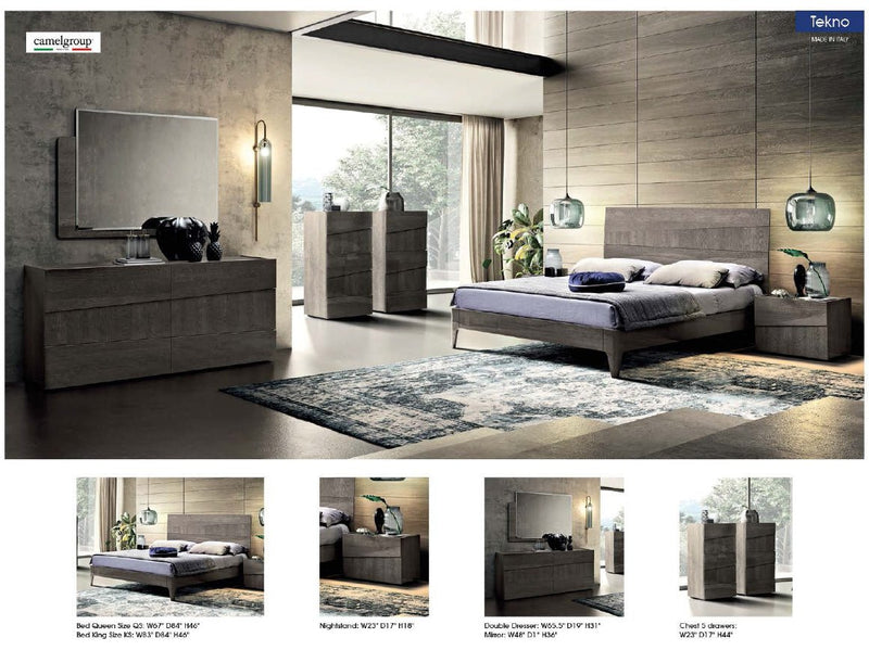 Tekno Bed Queen - DMV FurnitureQueen Bed